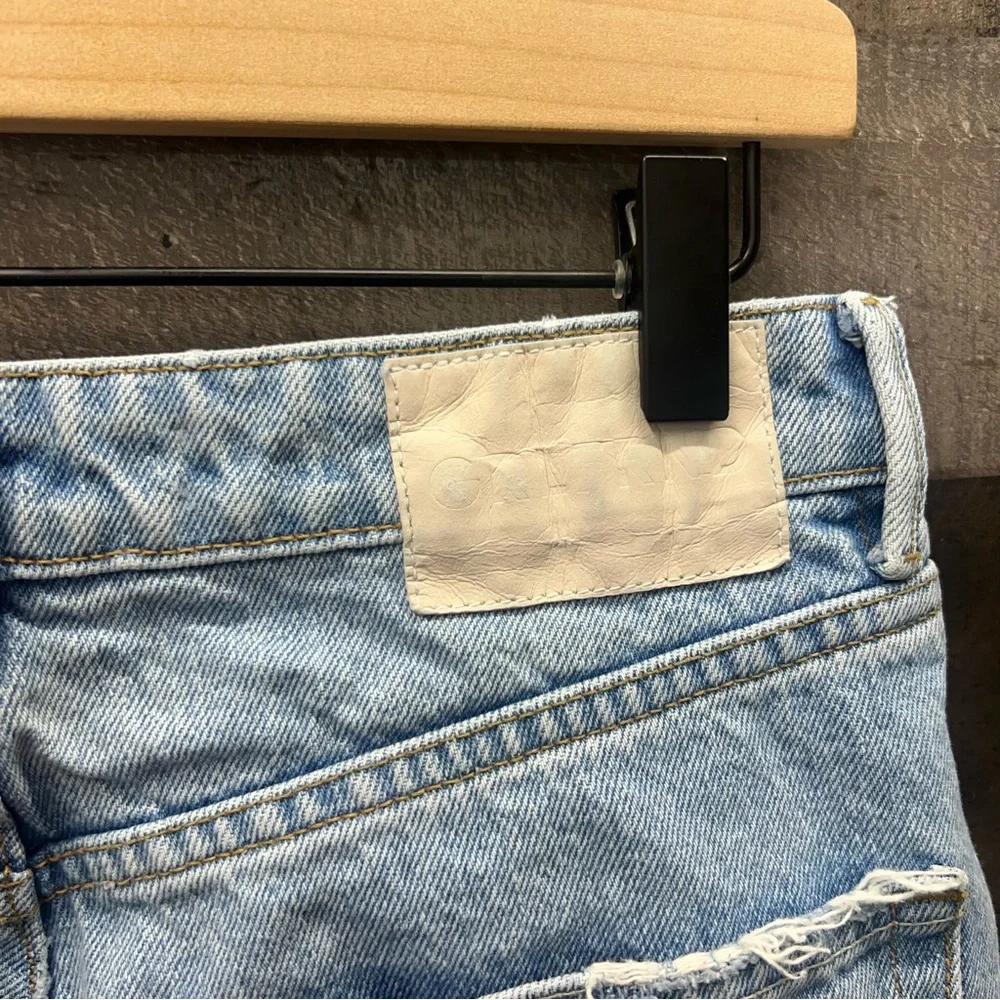 Grlfrnd Karolina High Rise Straight Crop Button Fly Jeans in Ventura - Picture 3 of 9
